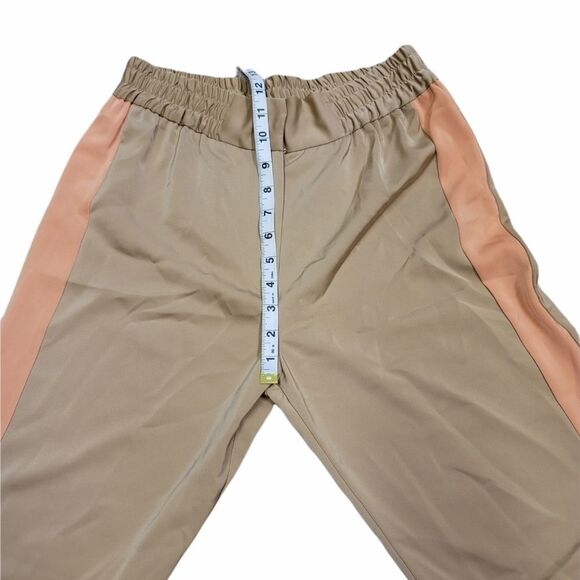 Nwot Colorblock Elastic waist  Wide Leg Pants/Joggers - Picture 6 of 9